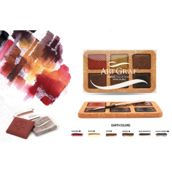 Art Graf Tailorshape - karbonblok i jordfarver - vlg variant