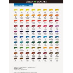 akvarelfarver  brik Daler Rowney