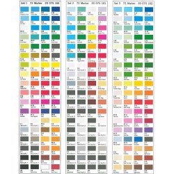 Copic Marker - st  72 stk.