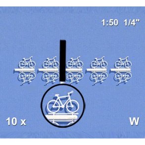 Cykler 1:50, 10 stk.