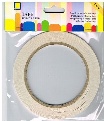 Dobbeltklbende tape 3mm x 20m