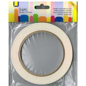 Dobbeltklbende tape 9mm x20m