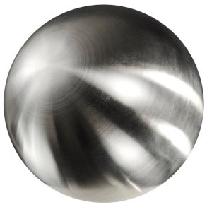 DECO stlkugle EDELSTAHL-KUGEL matt brushed approx. 100mm / 10cm