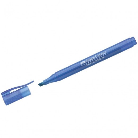 FABER-CASTELL TEXTLINER 38 - Fluorescent Blue