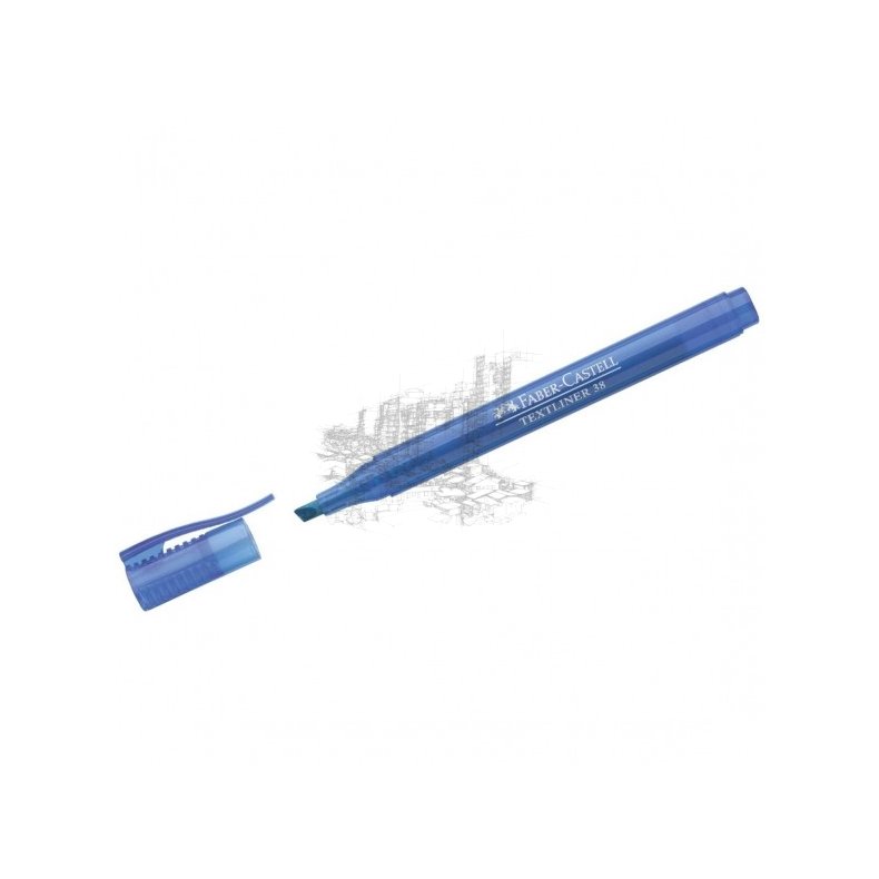 FABER-CASTELL TEXTLINER 38 - Fluorescent Blue