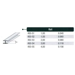 Flad connector styren - 100 cm