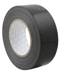 Gaffa lignende tape, sort - 48mmx50m