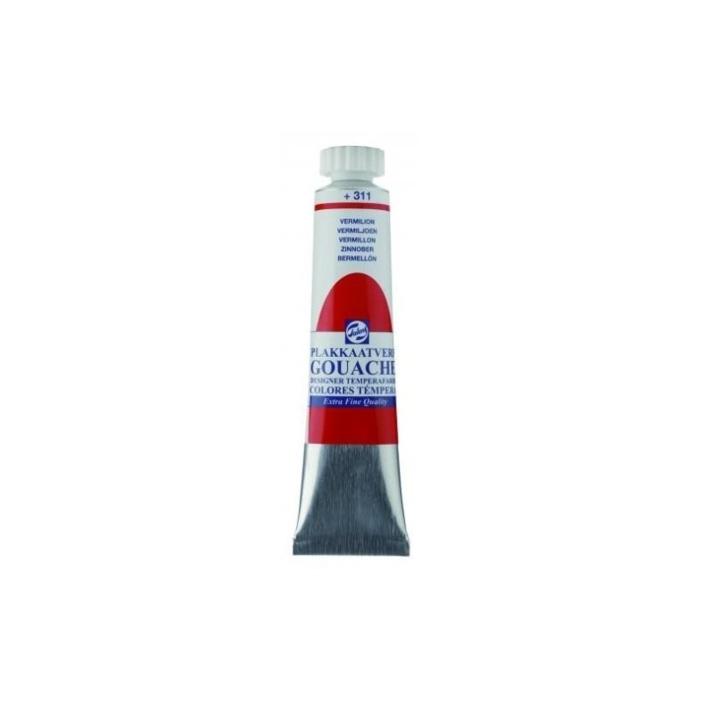 Talens Gouache, 311 Vermillion - 20 ml. tube