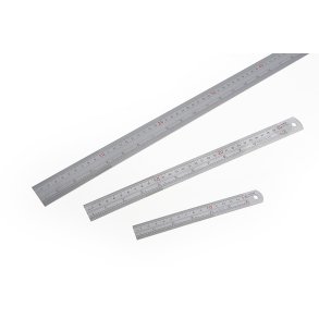 HBM skrelineal, stl - Vlg lngde