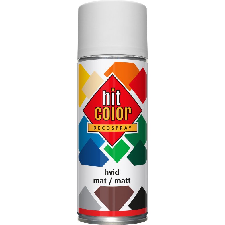 HIT COLOR DECOSPRAY - Hvid mat