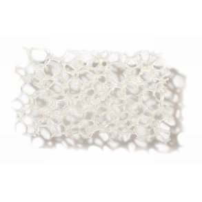 Polyethan filterskum, cremehvid 30x40 cm - PPI10, 5mm