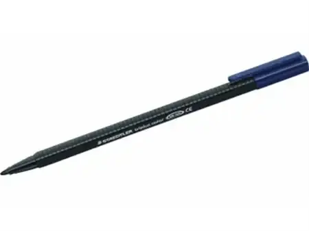  STAEDTLER fiberpenne triplus farve - 1mm sort