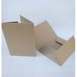 A4 klapmappe med og uden elastik