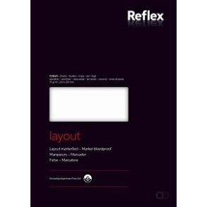 Markerblok Layout A4 - skitseblok m 75 sider