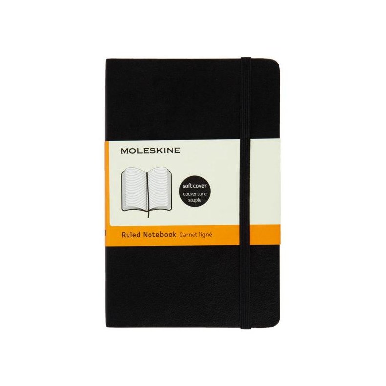 Moleskine Softcover Notebook - Linieret - 9x14cm