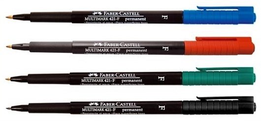  Faber-Castell Multimark 1513 Permanent Tusch - F