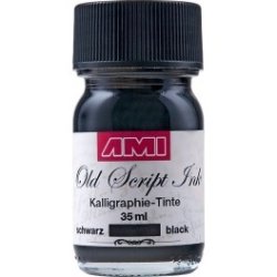 AMI Old Script Ink - Kalligrafi blk - 35ml 