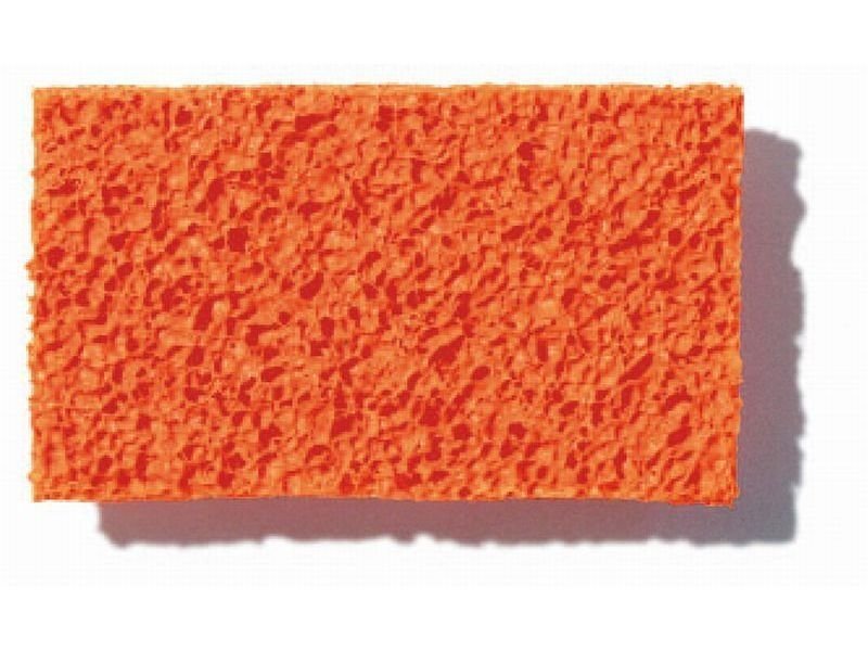 Orange gummimtte 20x45 cm - 5 mm