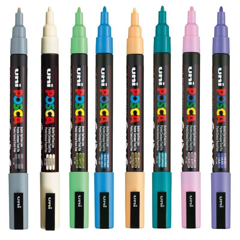 Posca PC3M tuscher - 0.9-1.3 mm