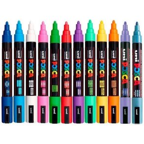 Posca PC5M tuscher - 1.8-2.5 mm