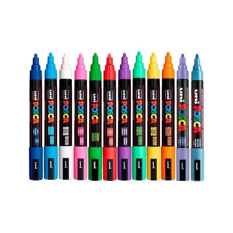 Posca PC5M tuscher - 1.8-2.5 mm