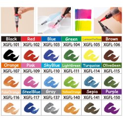 Pentel Colour Brush Pen