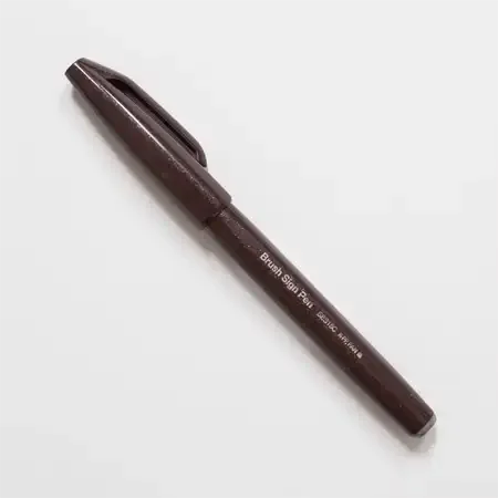 BRUSH SIGN PEN SES15C - Dark Brown