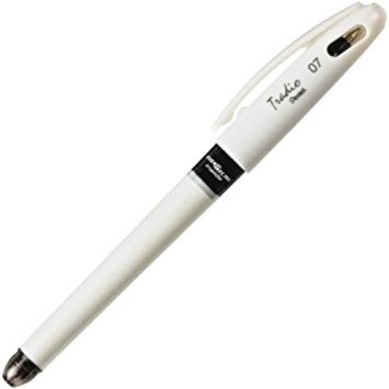 Pentel Tradio White - 0.7 mm - Black