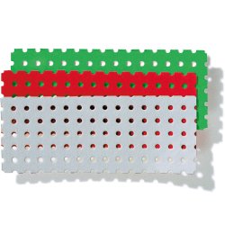 Perforeret 300g papplade - 350x500mm - Vlg farve