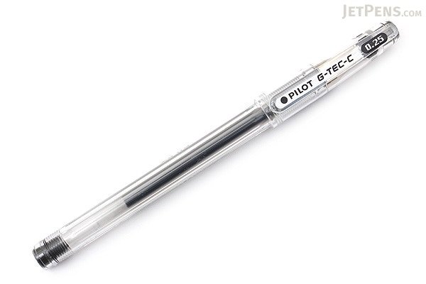 Pilot G-Tec-C Gel Pen - 0.25 mm - Black