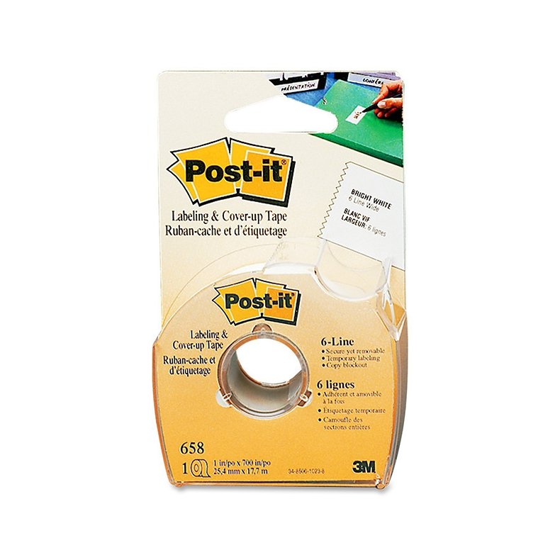 Post-it korrektionstape, bred - 25,4mm. x 17,7m.