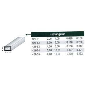 Rektangulr rr styren - 100 cm