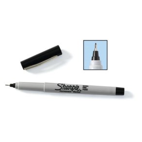 Sharpie Permanent Marker -  Ultra fine - Sort