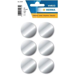 Farvede dots m. klb 32 mm