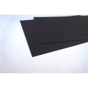 Styrenplade sort 50x70 cm