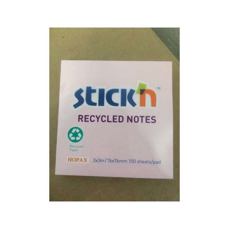 Stick'n Recycled Notes - 76x76mm - Lyserd