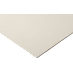 Styrenplade hvid 50x70 cm