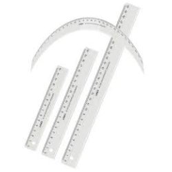 Linex klar plastlineal - Vlg lngde