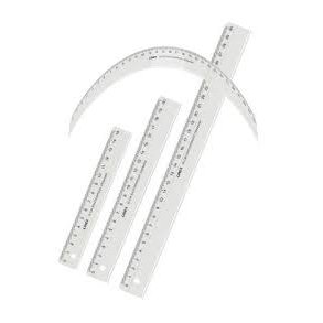 Linex klar plastlineal - Vlg lngde