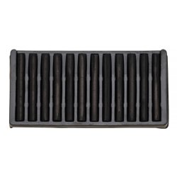 Komprimerede tegnekul - ekstra glatte  - 12 stk -  9 x 80mm