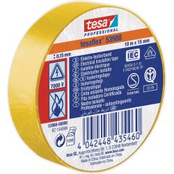 Tesa Tesaflex isoleringstape - 10m x 15mm - Vælg variant